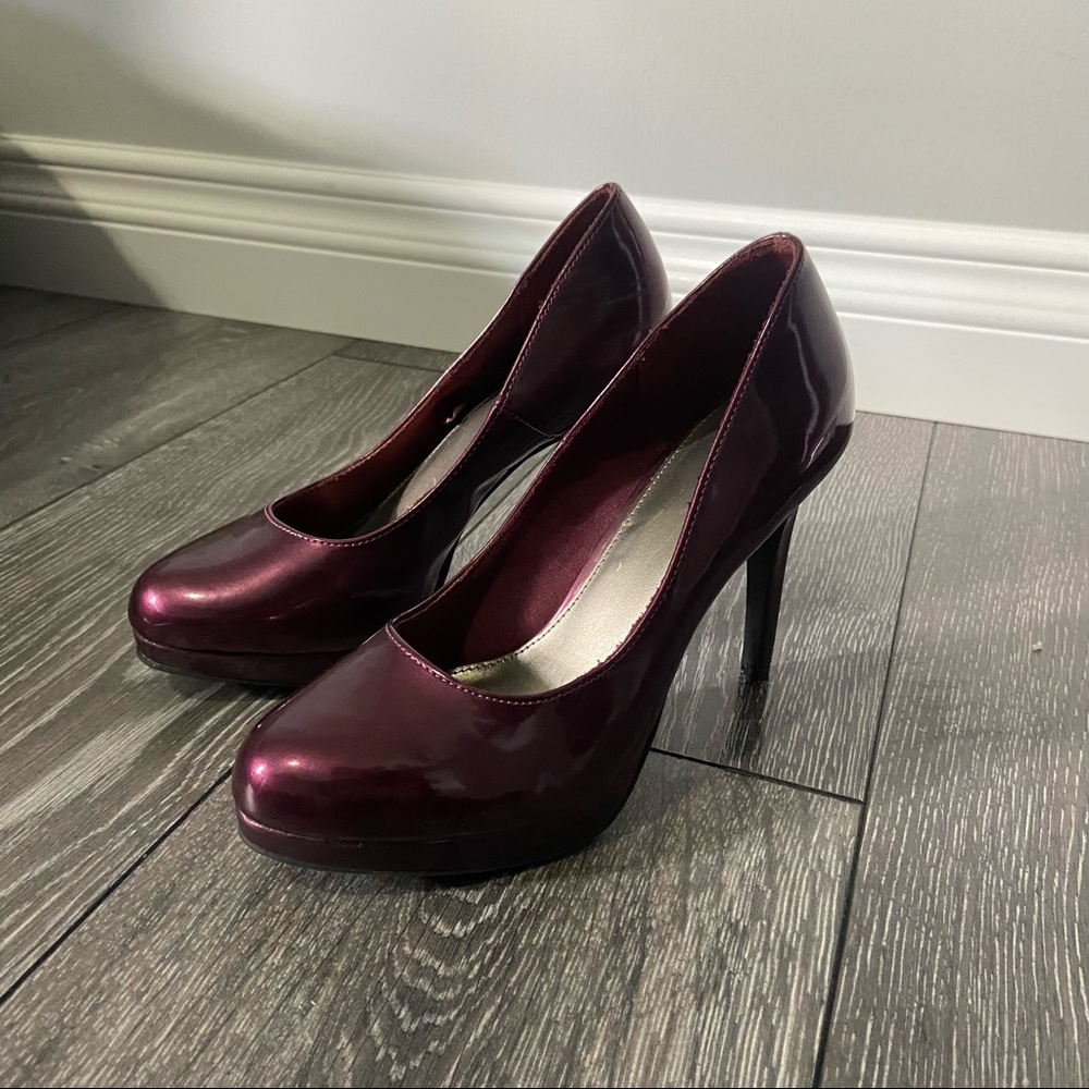 Fiomi | Red wine platform heels Size 6 1/2
